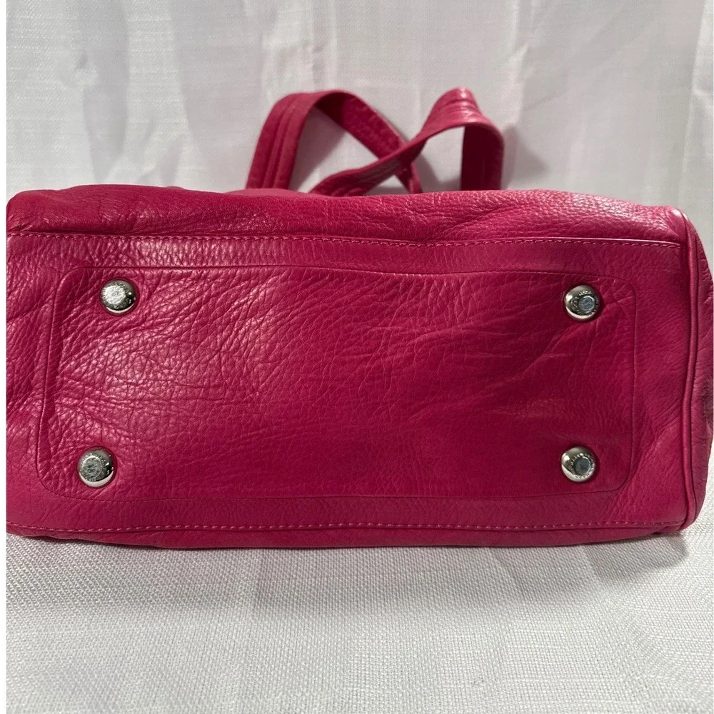 Vintage Marc by Marc Jacobs Dr Q Groovee Hot Pink Leather Satchel Handbag